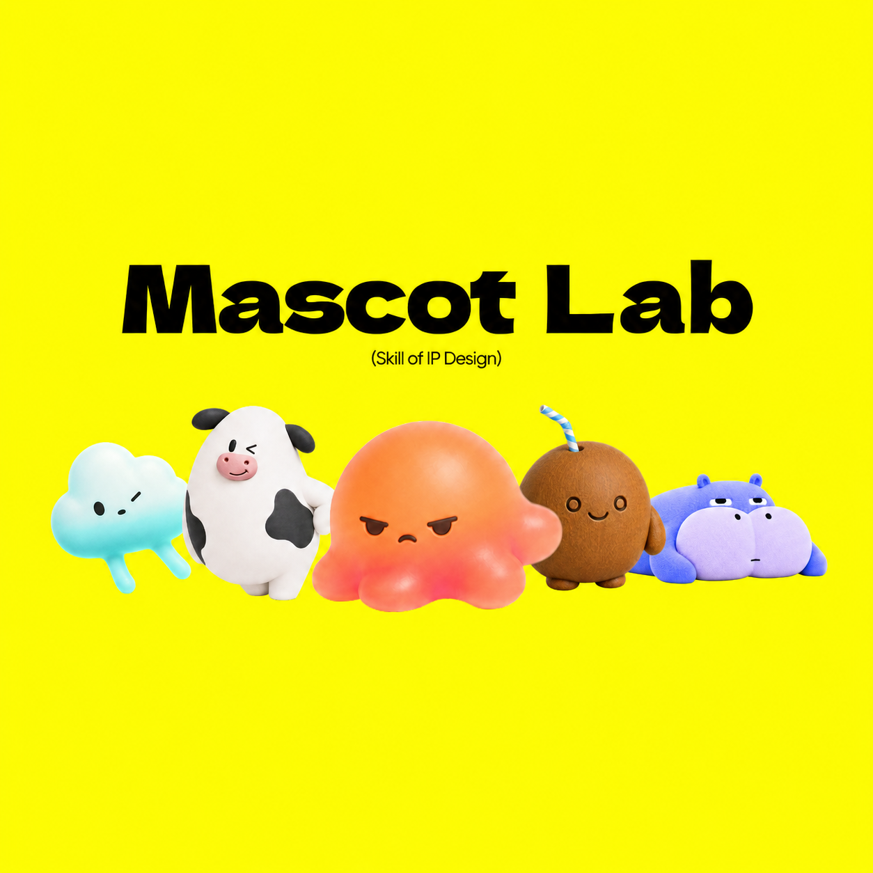 Mascot Lab 品牌 IP 设计角色示例